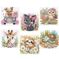 Ajepon cat diamond art kit: vibrant diamonds for focused play.