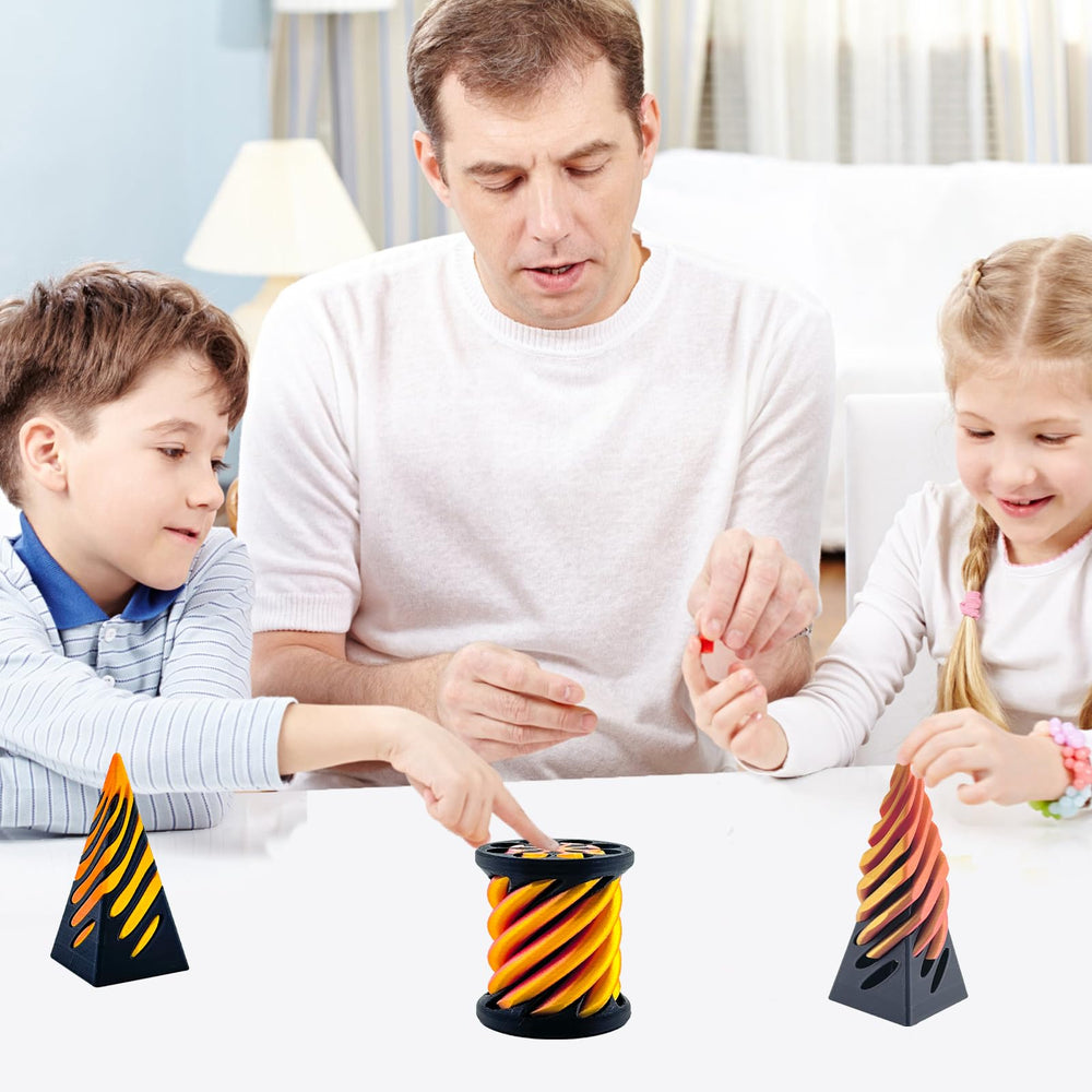 ajitxalr desk setup spiral cone demonstrates portable fidget for work breaks