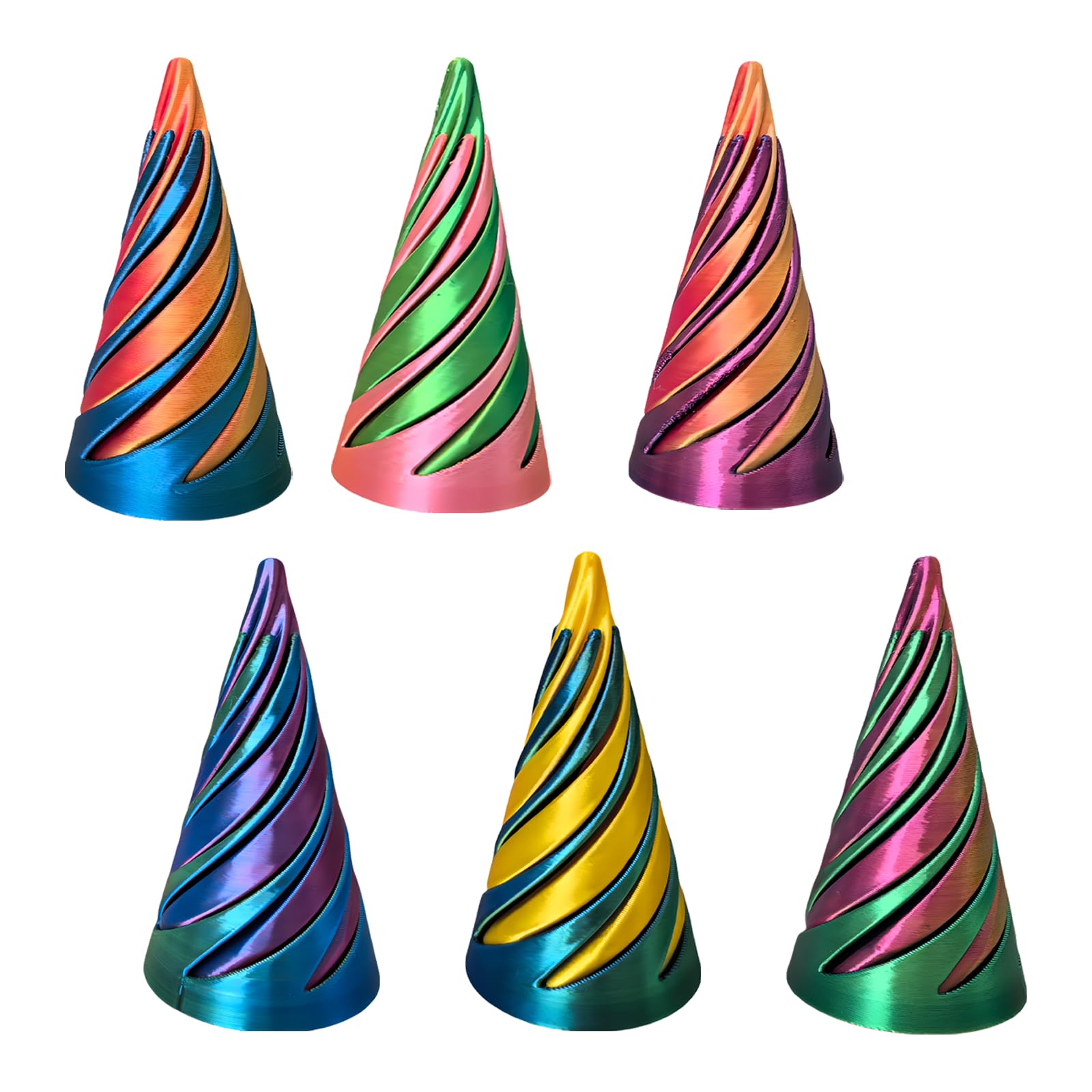 ajitxalr impossible cone pack demonstrates six colors for engaging kids and adults with focus