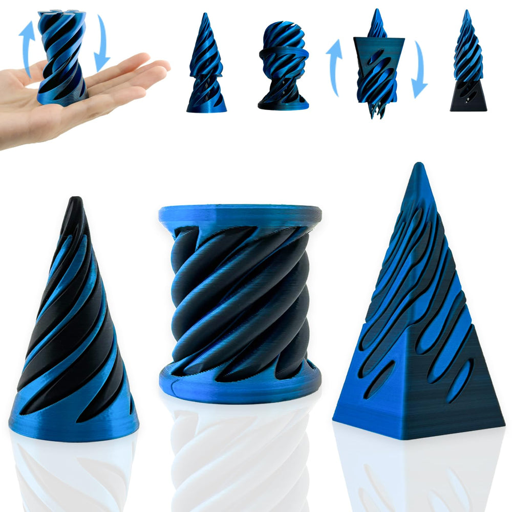 ajitxalr Impossible Cone spiral toy calms hands and sharpens focus.