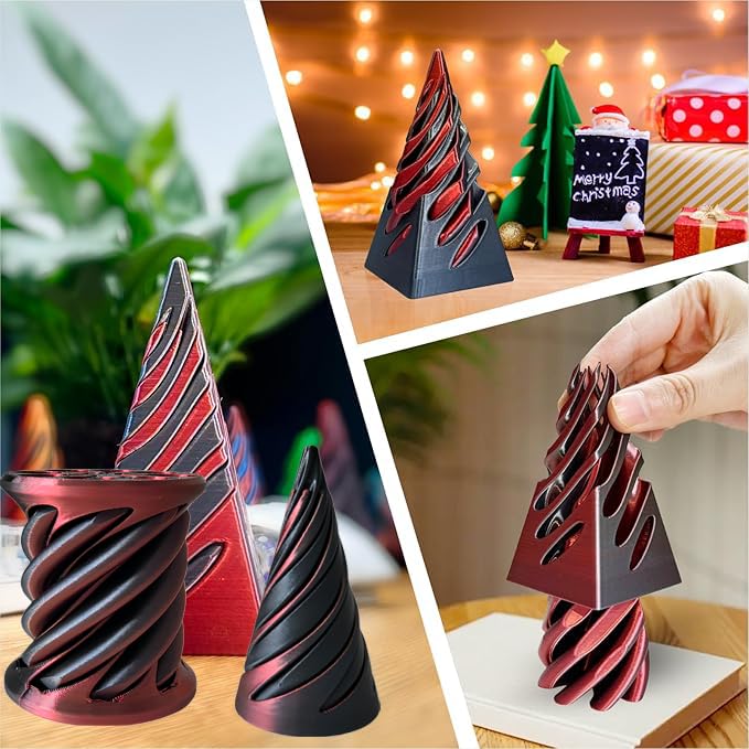 ajitxalr impossible pyramid passthrough showcases optical illusion perfect for desk decor