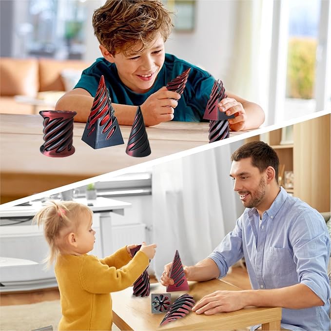 ajitxalr spiral cone toy twists for stress relief and concentration.