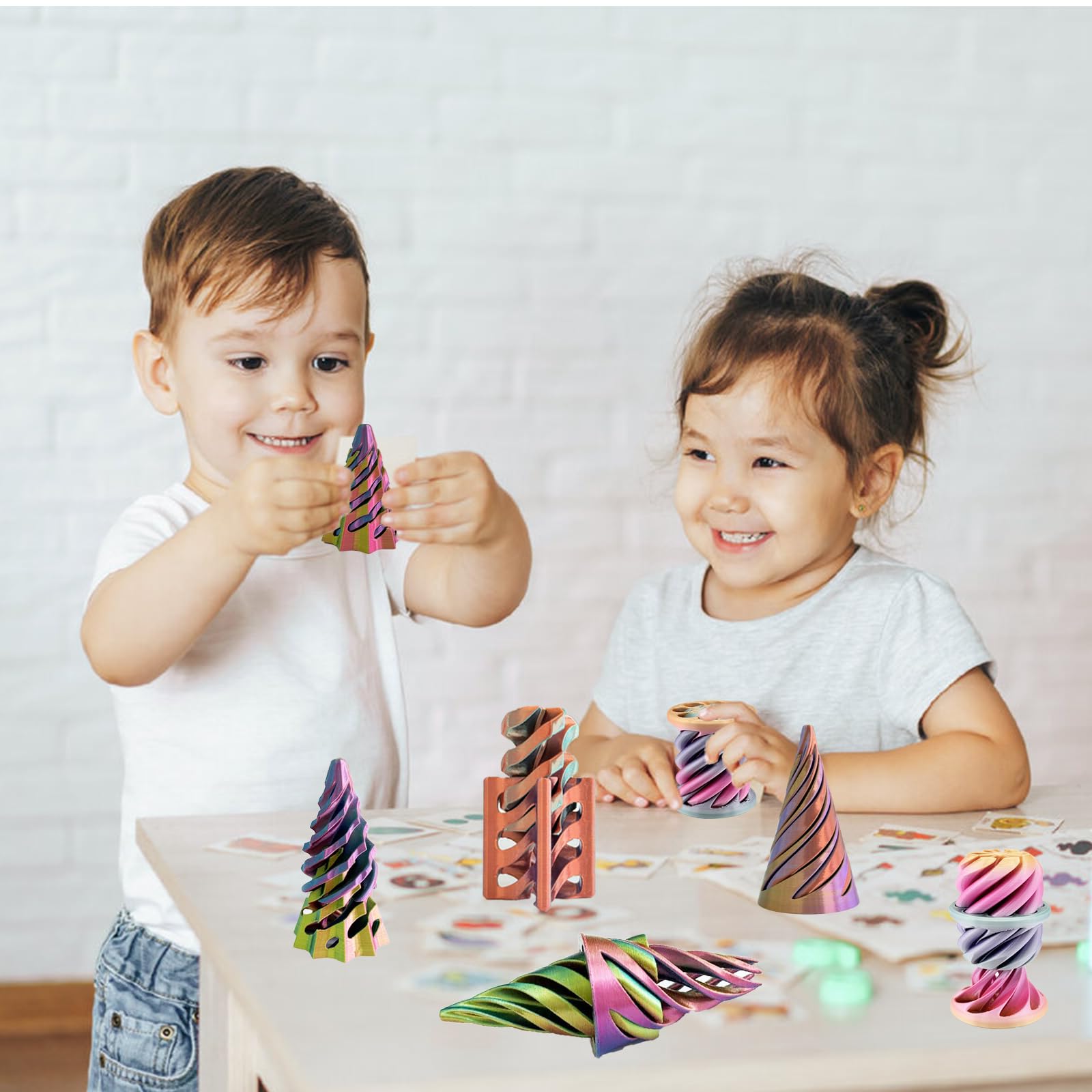 ajitxalr-spiral-fidget-cone-action-detail emphasizes tactile engagement for concentration.