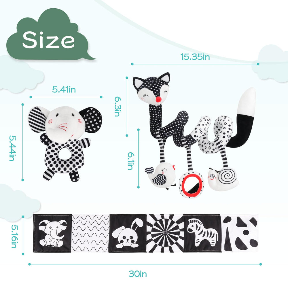 AJsupojouet fox ears crinkle detail adding tactile interest for sensory exploration.