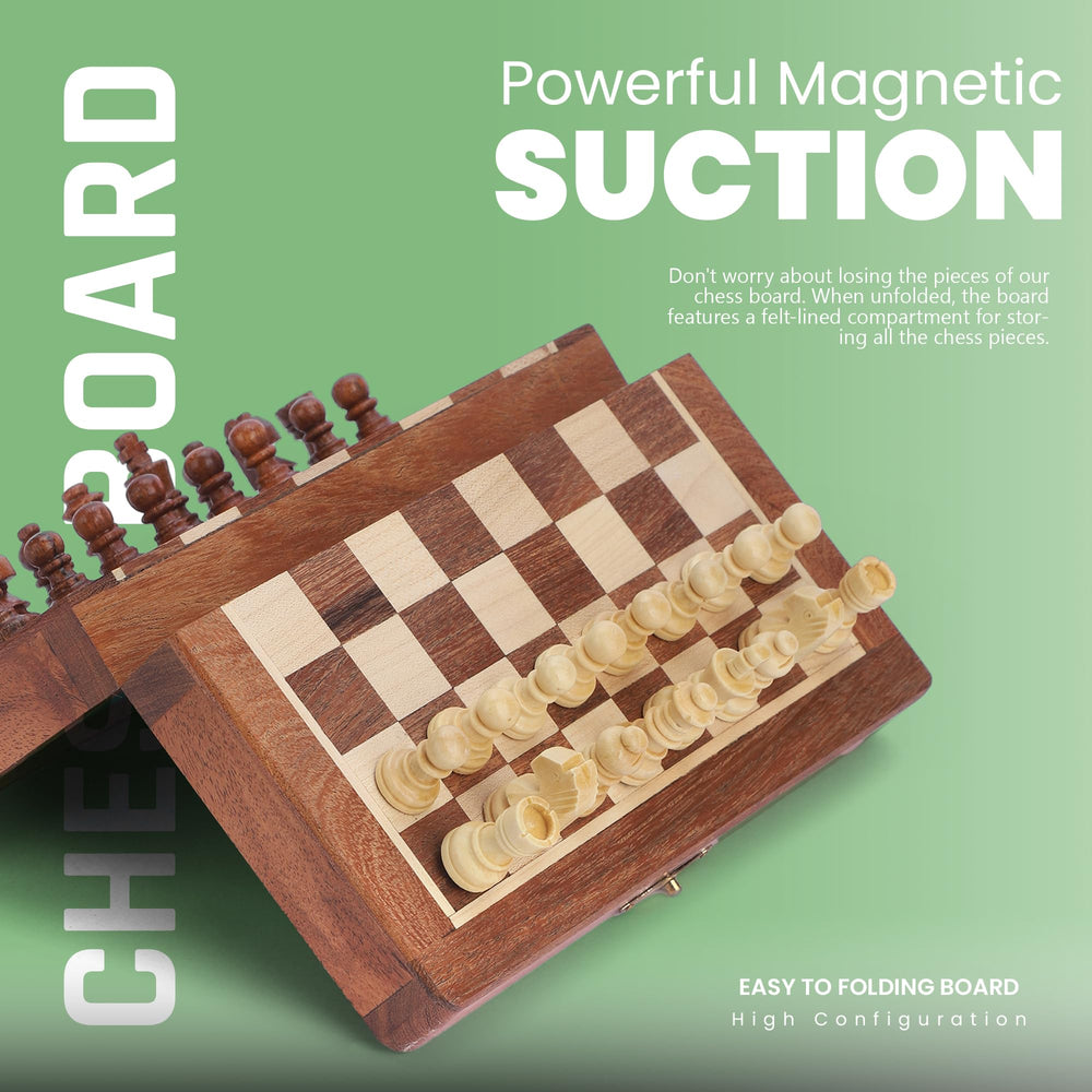 Ajuny display-ready chess set perfect for gifts and collectibles