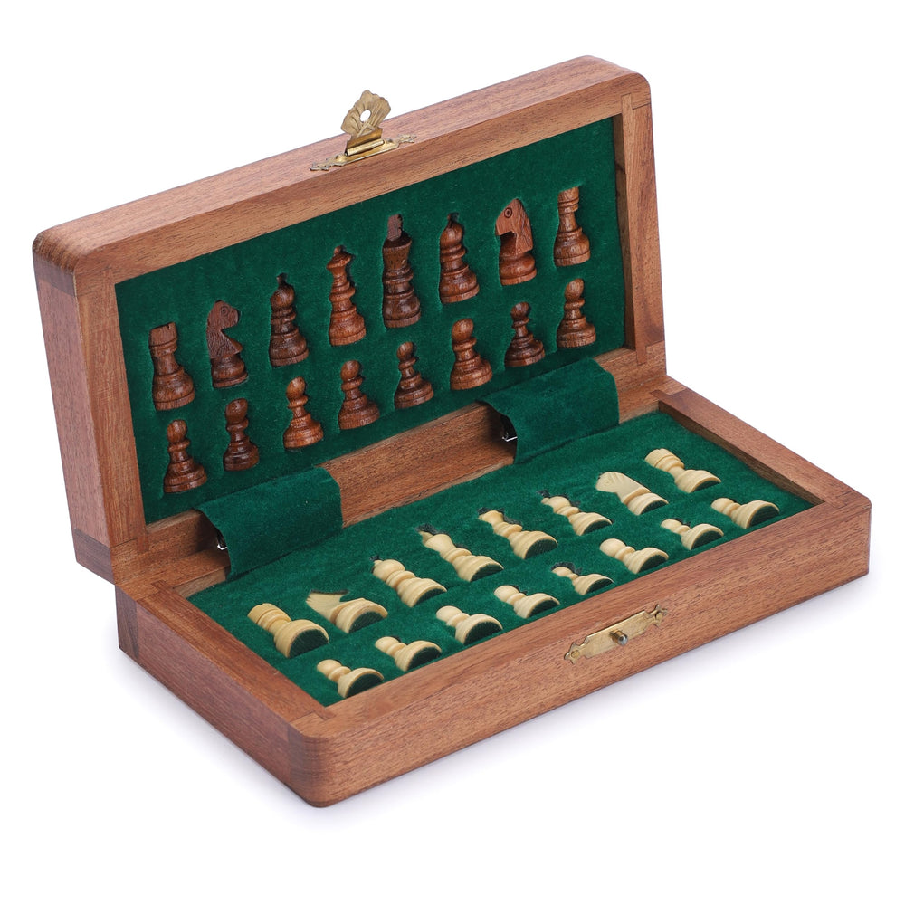 Ajuny travel-friendly chess set with compact design for on-the-go games