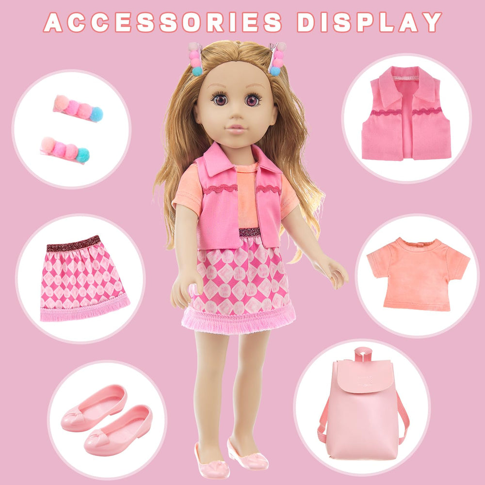 AK KYC 18-inch doll playset hairband for finished hairstyles