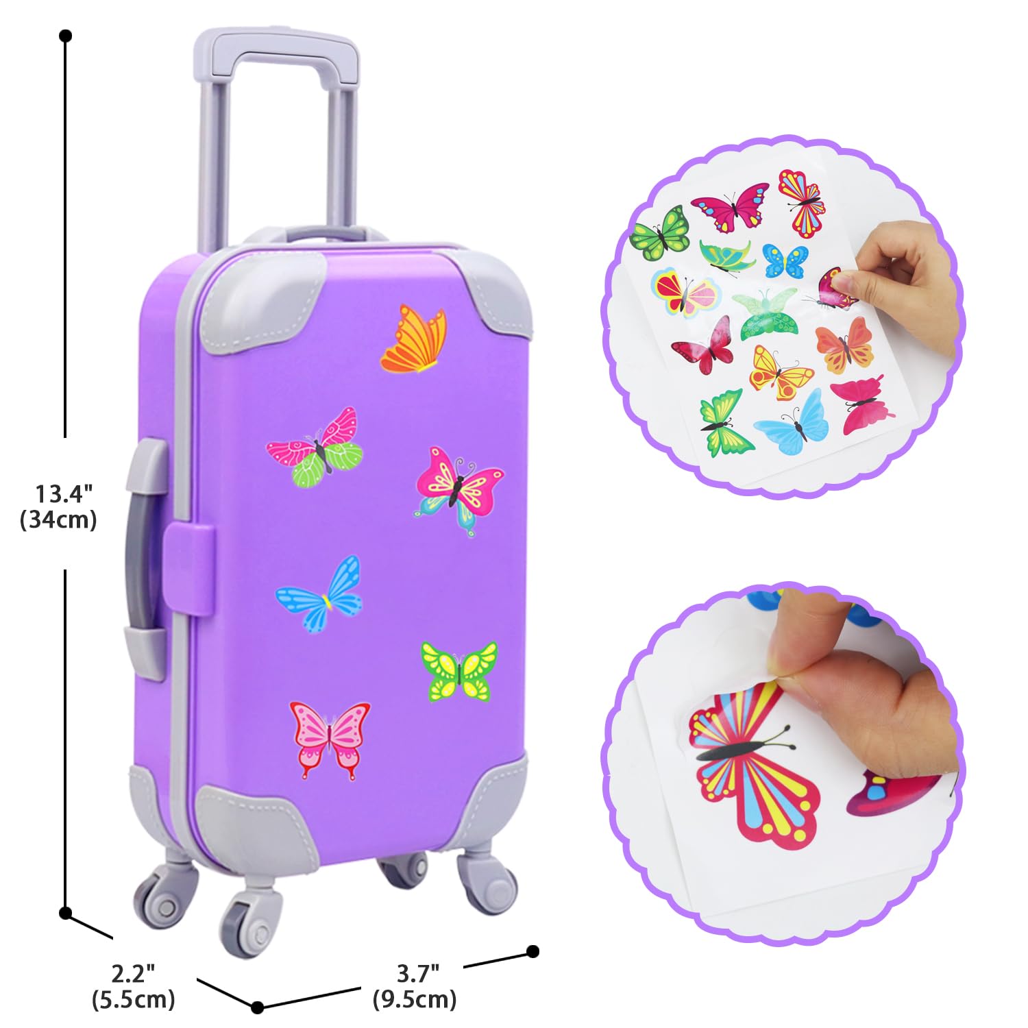 AK KYC backpack with DIY stickers for customizable fashion play