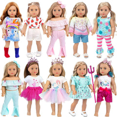 AK KYC 18-inch doll outfits collection designed for versatile season-ready pretend play