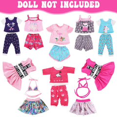 AK KYC doll pajamas cat pattern in soft fabric for cozy night-time play