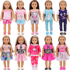 AK KYC random doll clothes collection for imaginative dress-up play and easy mix-and-match versatility