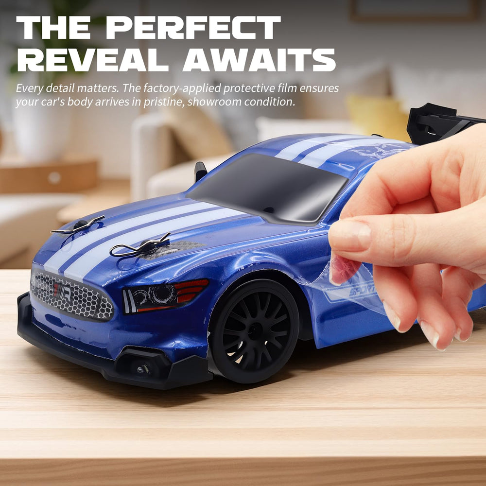 Aka Supaku RC Drift Car drift tires enable smooth indoor drifting.