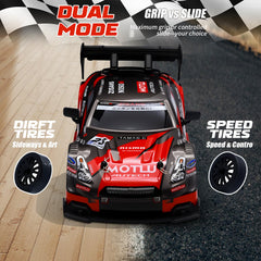 Aka Supaku RC Drift Car drift tires provide smooth control on smooth floors
