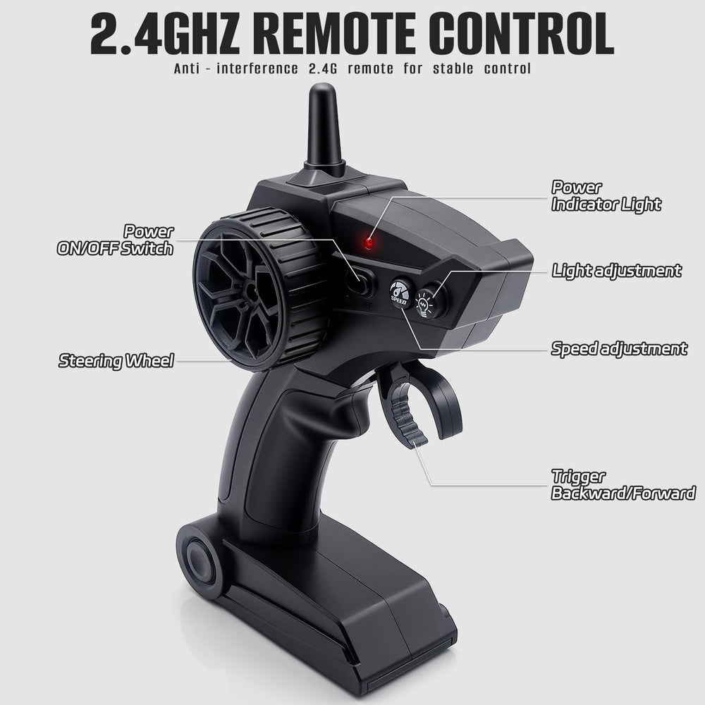 Aka Supaku RC drift car dual-battery setup extends playtime.