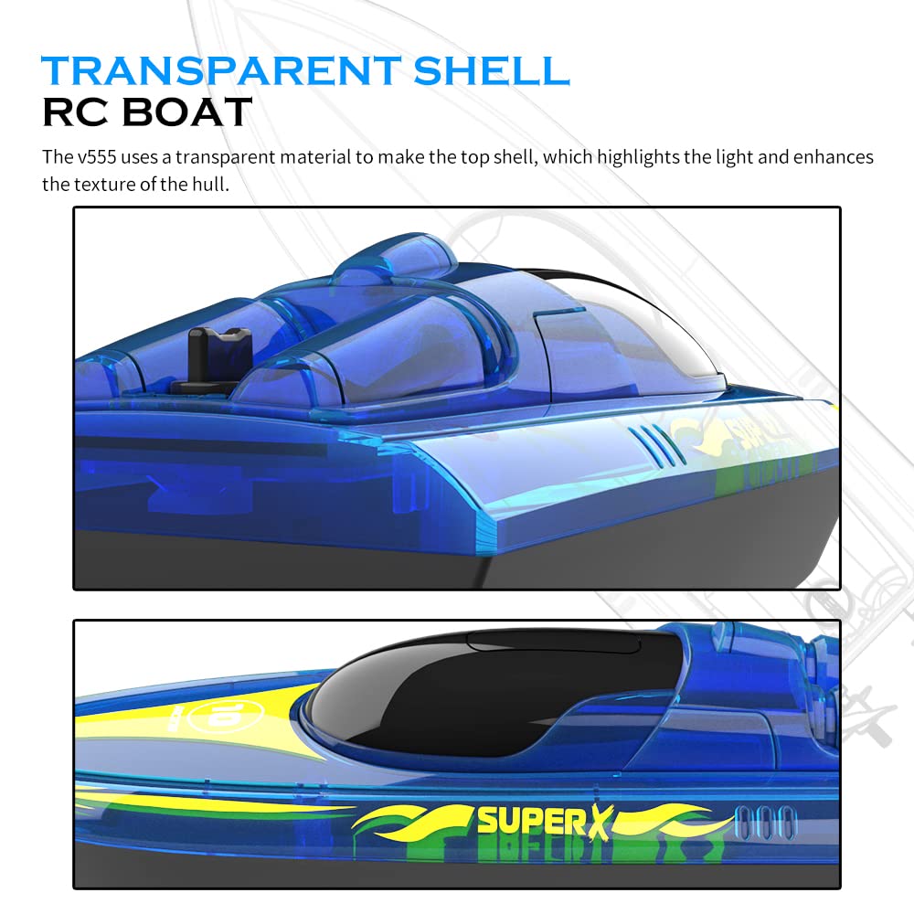Control distance up to 165 feet for flexible play.
