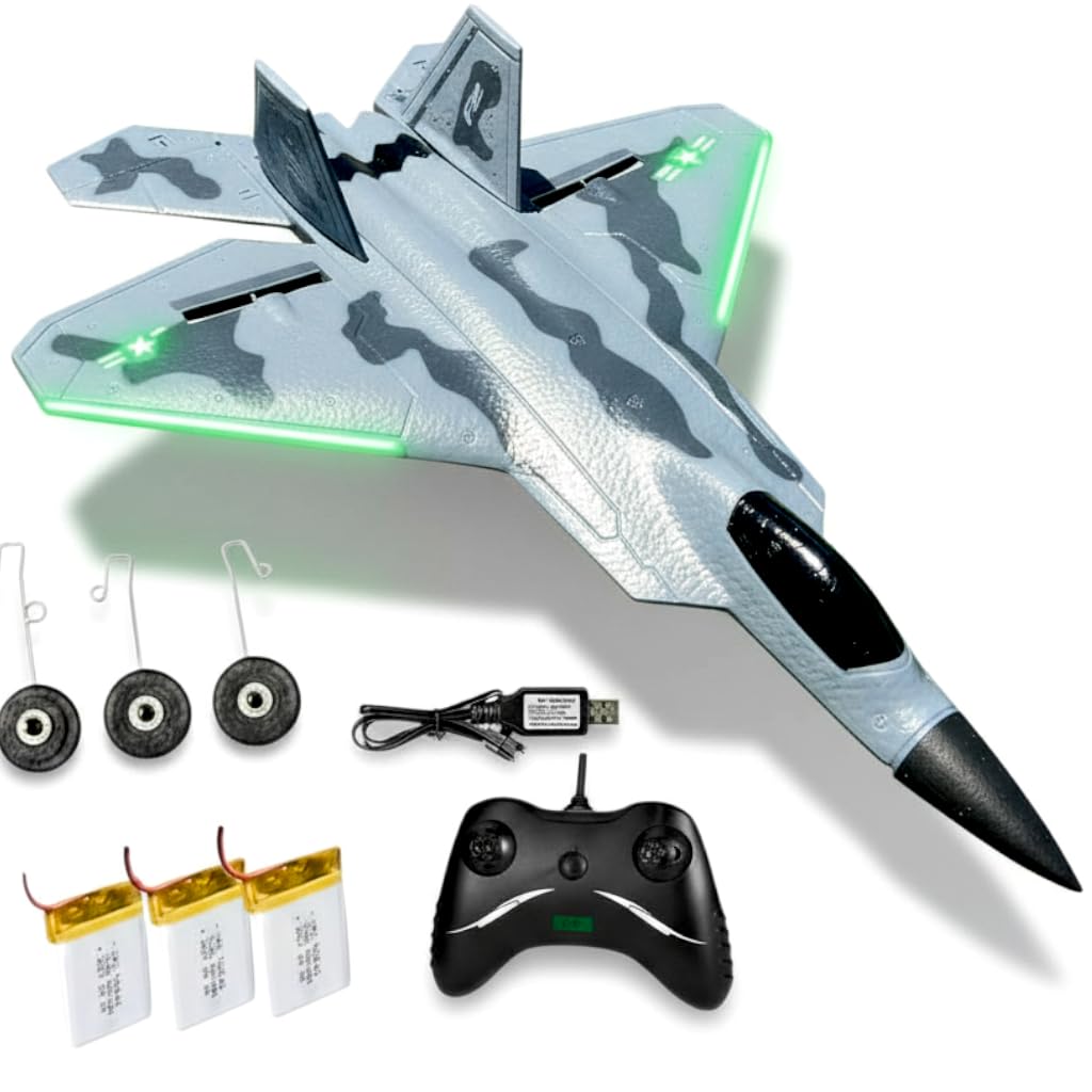 Akargol Jet Extra RC plane with three batteries for longer flights