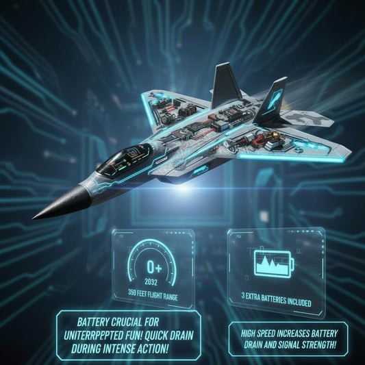 Akargol RC plane with LED lights for night flight visibility