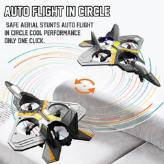Akargol Sky Riders auto-sensing and autopilot help gentle landings indoors.