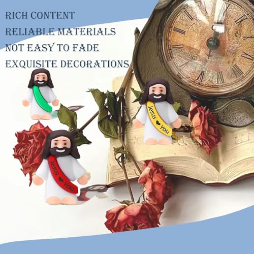 AKFAHOIF multicolor Jesus figurines as party favors