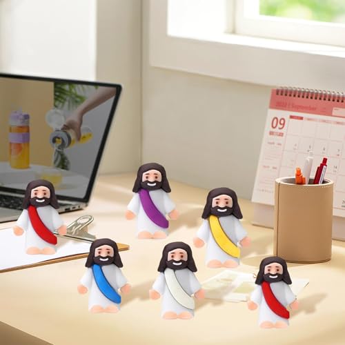 AKFAHOIF Jesus figurines serve as Easter egg fillers and decor.