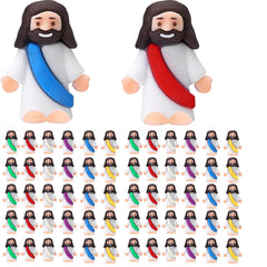 AKFAHOIF mini Jesus figures set for Easter egg hunts and family-friendly decor.