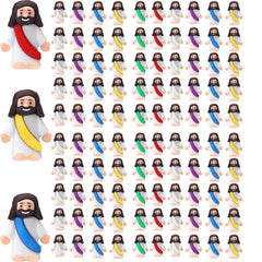 AKFAHOIF mini Jesus figures set for Easter egg hunts and tabletop display.
