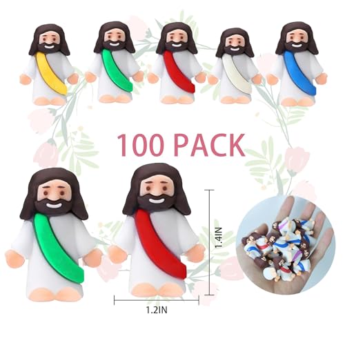 AKFAHOIF thumb-sized Jesus figures for safe, playful table games.