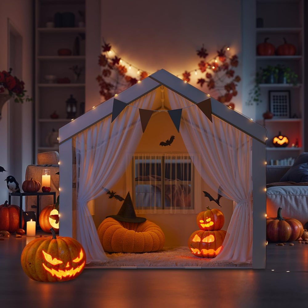 AKLLA Kids Tent tool-free assembly for quick indoor setup.