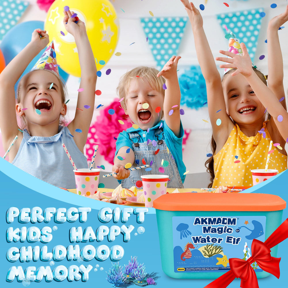 Children create vibrant water toys, boosting hands-on learning.
