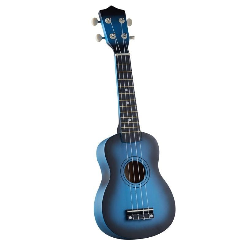 Akmiy 21-inch blue ukulele chords diagram for easy learning