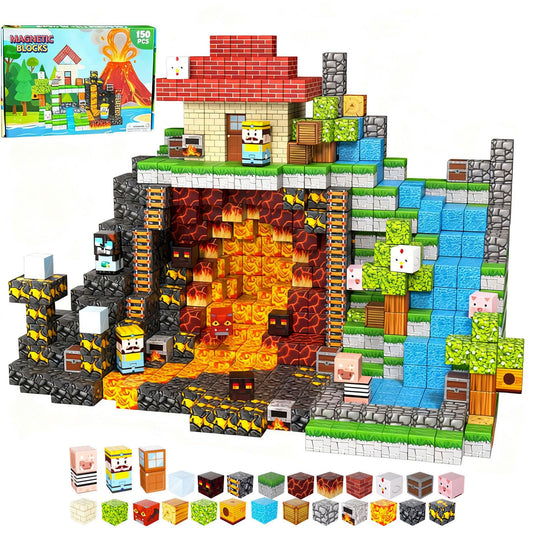 AKUTAIN 150PCS blocks collection enables creative open ended play