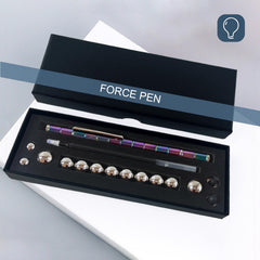 AKUTAIN Fidget Pen modules show a strong magnetic connection for easy reshaping.
