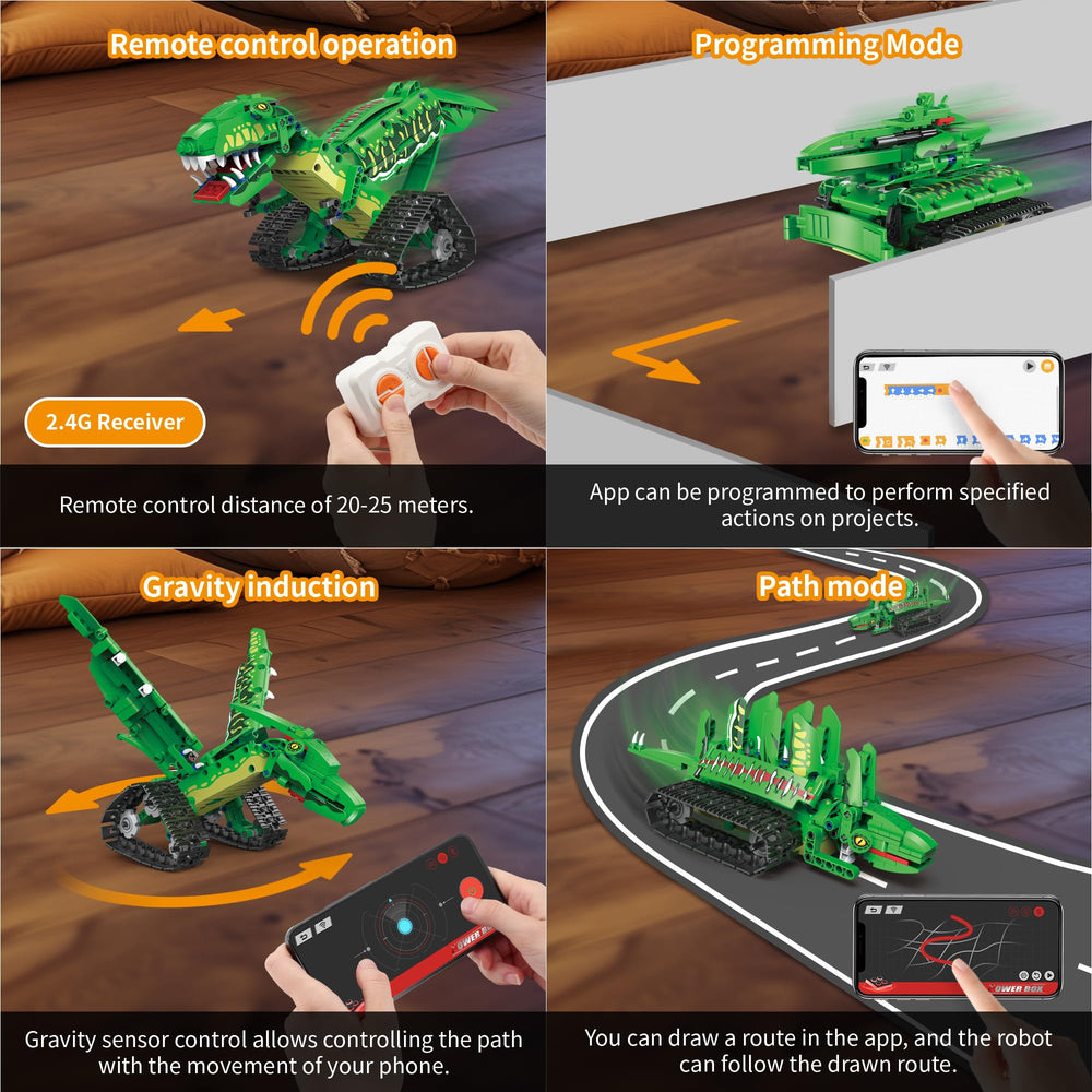 AKWME 5in1 Mech Dragon form enables creative play and motor control.
