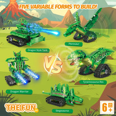 AKWME 5in1 Tank mode showcases remote control action and imagination.