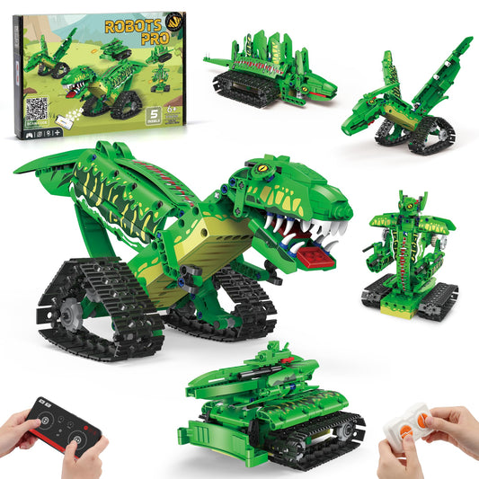 AKWME 5in1 T-Rex front view for engaging STEM play.