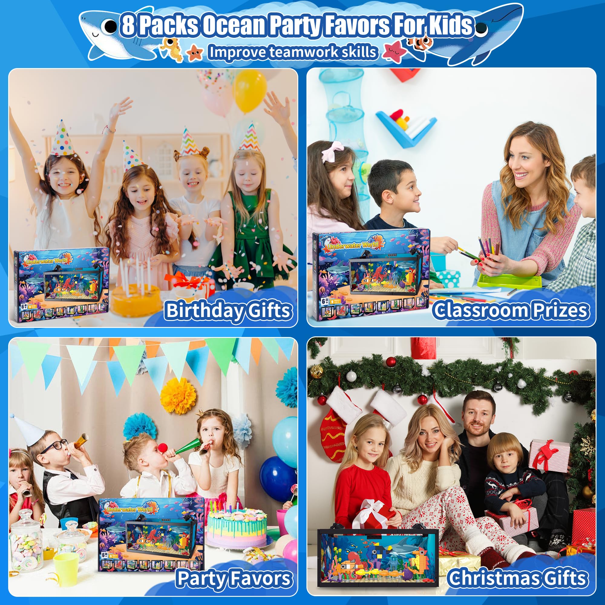 AKWME safe, durable blocks compatible with other brands for versatile gifting.