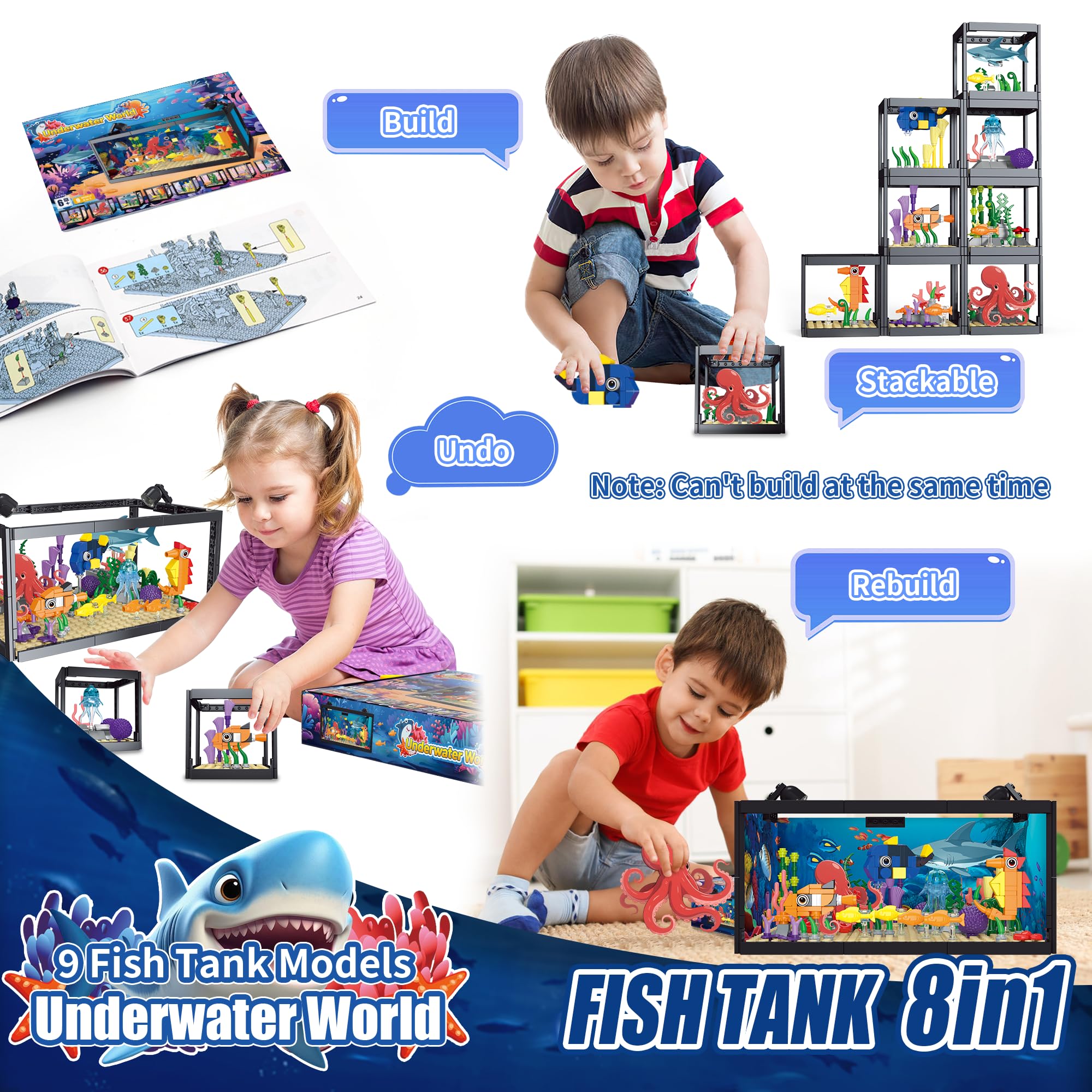 AKWME crab and octopus miniatures for imaginative marine play.