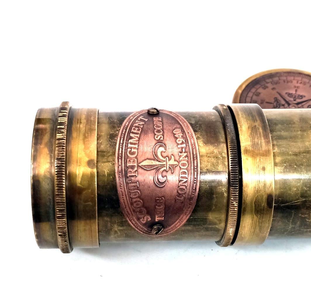 ALADEAN Scout Regiment open-view with leather case for display ideas.