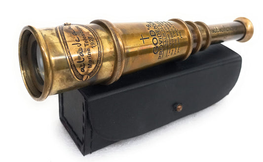 ALADEAN Vintage Spyglass with Psalm 32:8 engraving offers inspirational guidance during adventures.