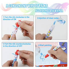 Alago Aqua Coloring Mat foldable design for easy storage