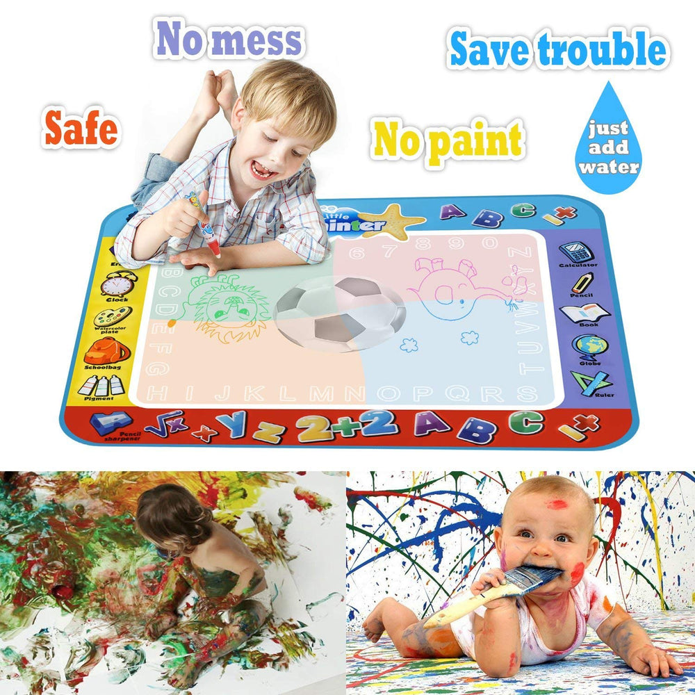 Alago Aqua Coloring Mat six drawing molds to shape ideas