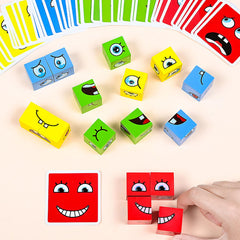 ALaLatois color blocks and challenge cards spark collaborative play.