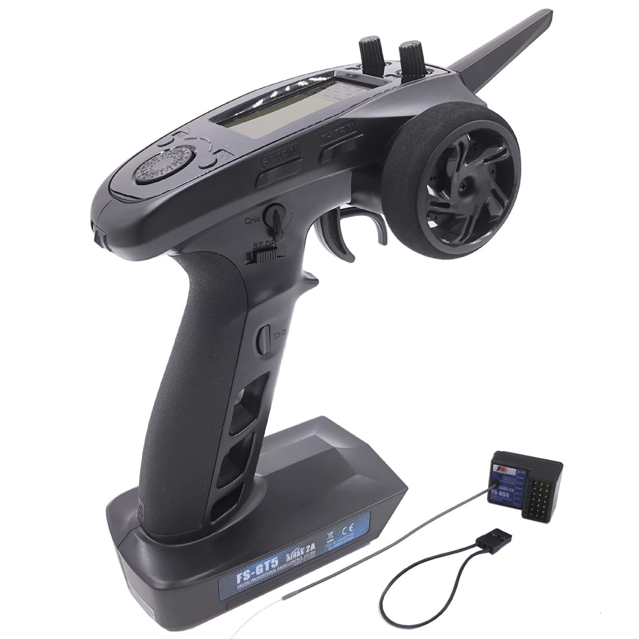 Alaohu FS-BS6 gyro receiver showing drift compensation features