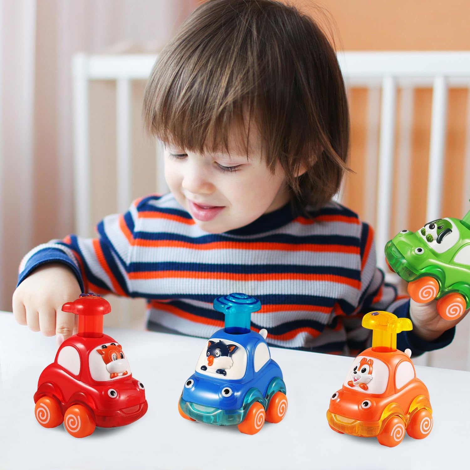 ALASOU animal car toy no batteries needed for simple, reliable fun on the go.