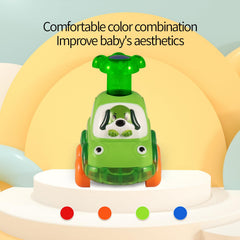 ALASOU animal car toy set in bright colors supports color learning and imaginative play.