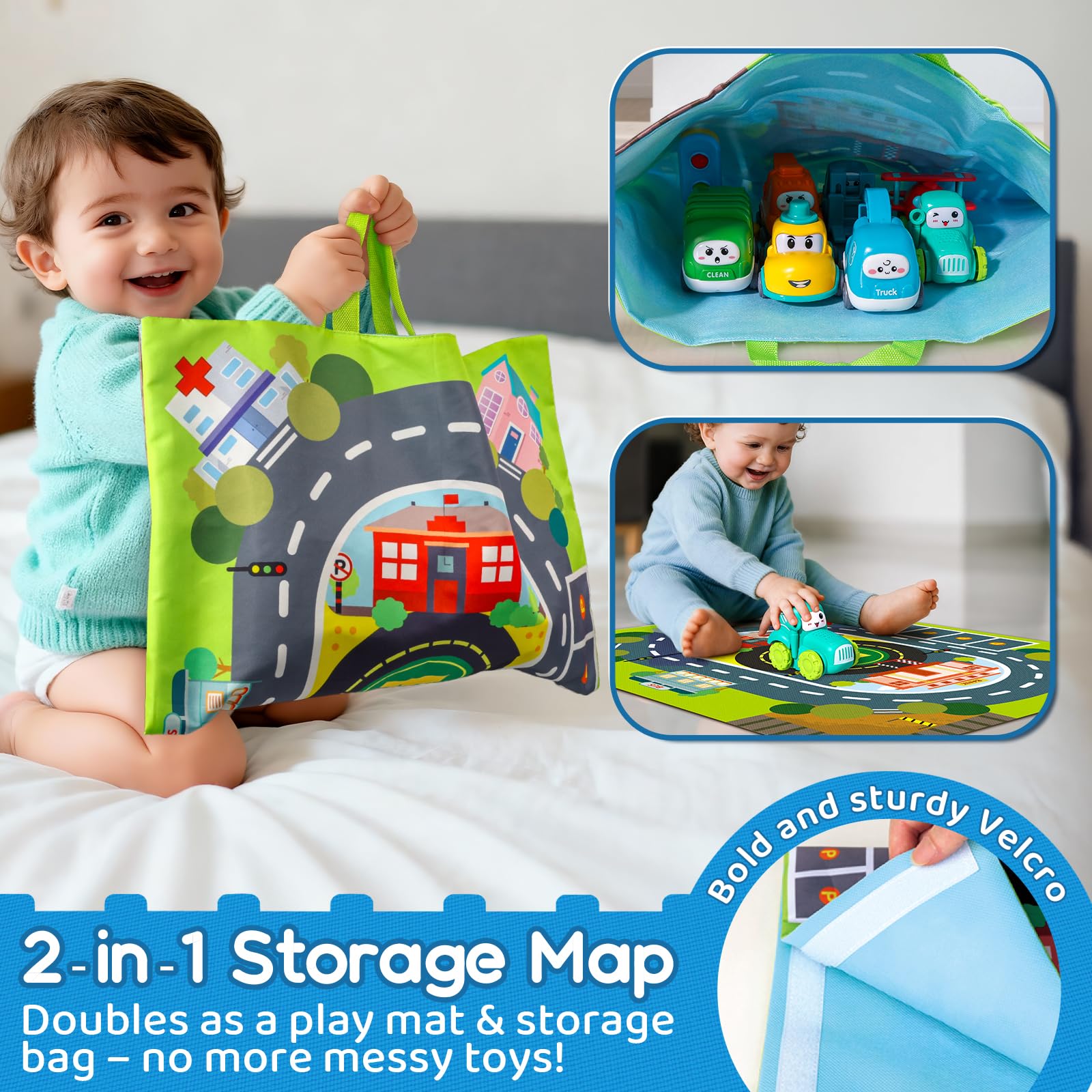ALASOU Push-Pull Cars support early motor skills during play.