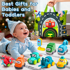 ALASOU Playmat and Cars enable safe, mess-free floor play.