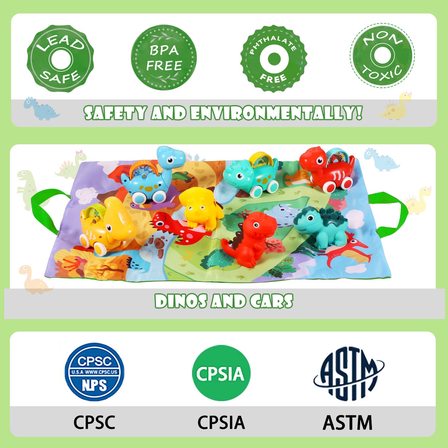 ALASOU durable ABS plastic construction supports toddler use.
