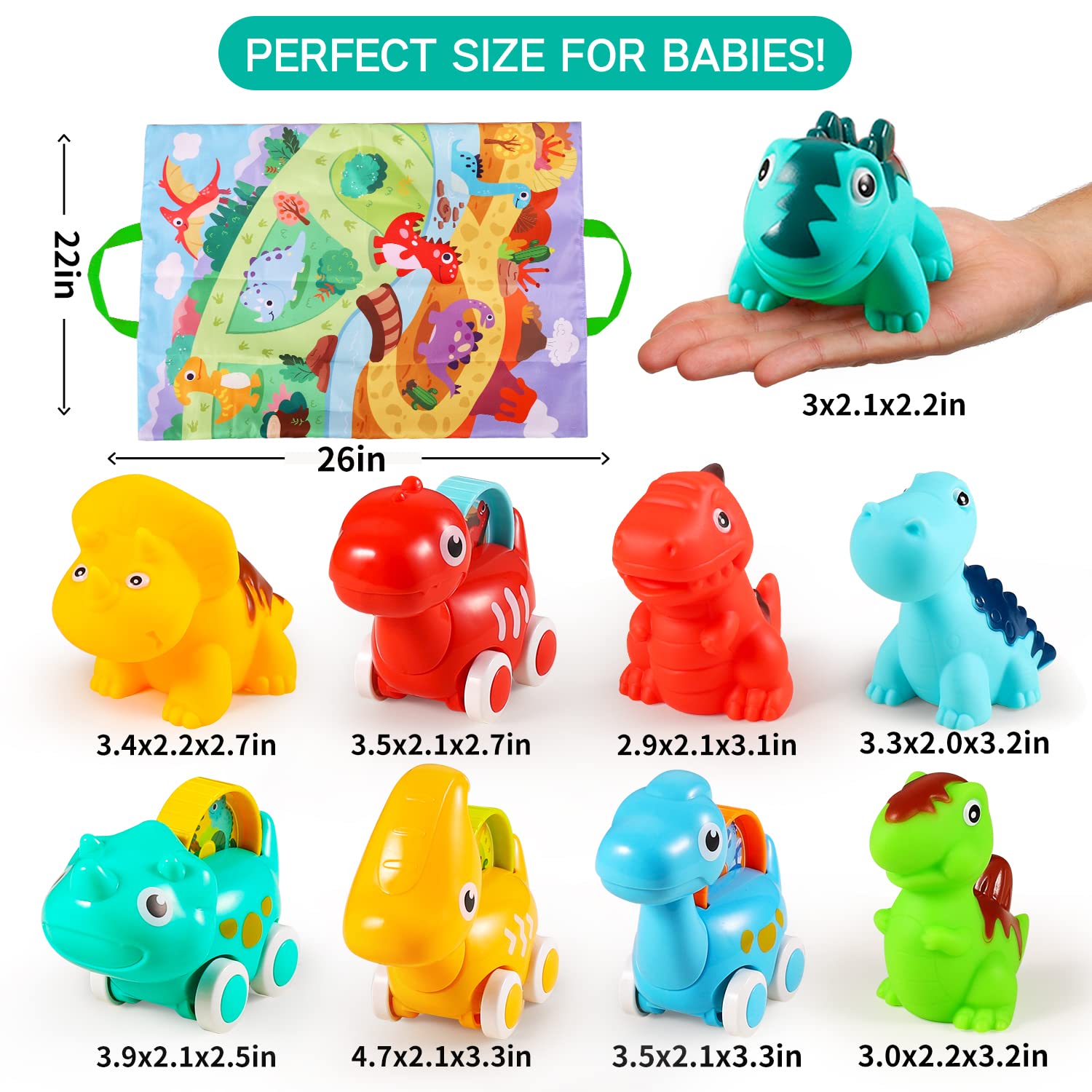 ALASOU dinosaur-fantastic-creatures storage-bag demonstrates organized toy storage