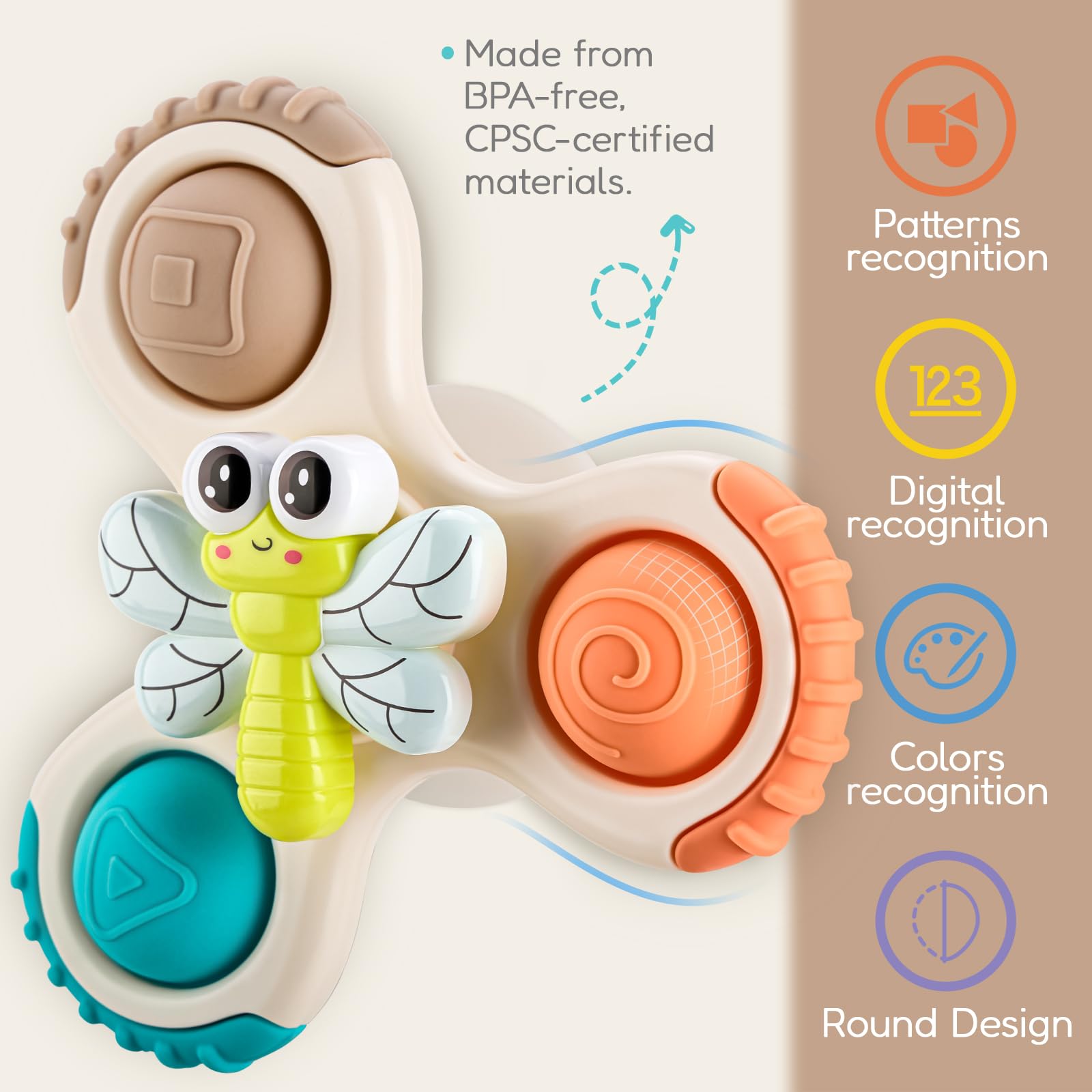 ALASOU colorful set offers varied textures for sensory exploration